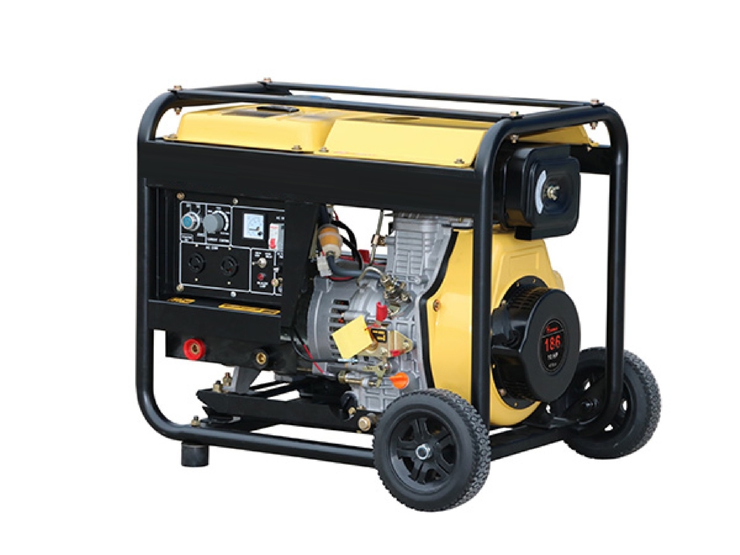 720x492x655mm Diesel Powered Home Generators 6000w TW 7500 Open Type