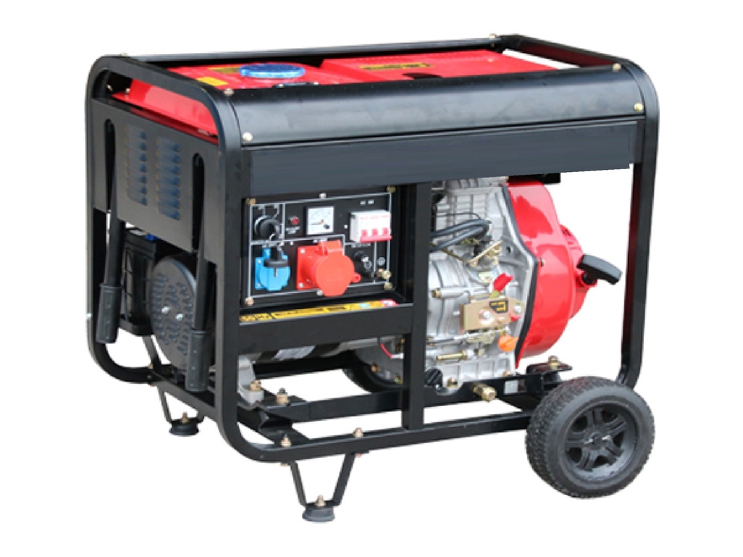 Home Electric Start Diesel Generator 6.0kw 380V Durable TW 7500QX
