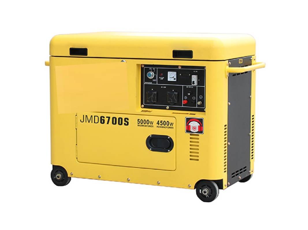 Mute Portable Small Quiet Diesel Generator 5KW Single Phase 720x492x655mm