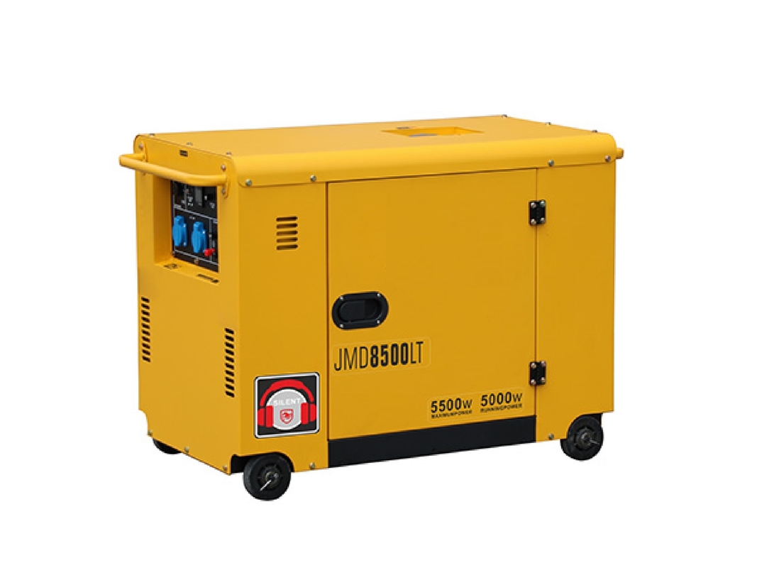 Quiet 5kw Diesel Generator Yellow Housing 720x492x655mm CE Approved