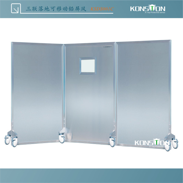 Movable Lead Barrier Against Radiation Screen KSDS001C 3 Pieces With Window