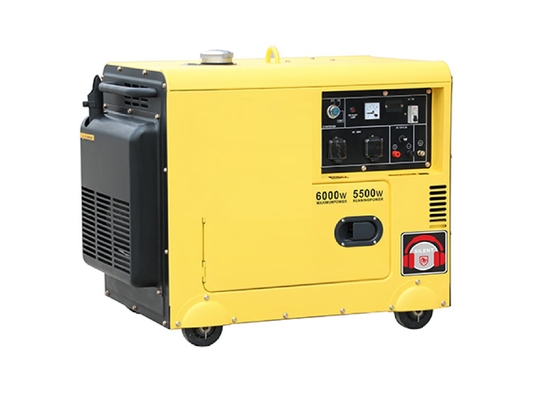 Single Phase General Diesel Generator , 220V 50HZ 5KW AC Diesel Power Generator