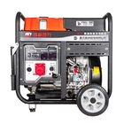Open Silent Air Cooled Diesel Generator Single Phase 7500w