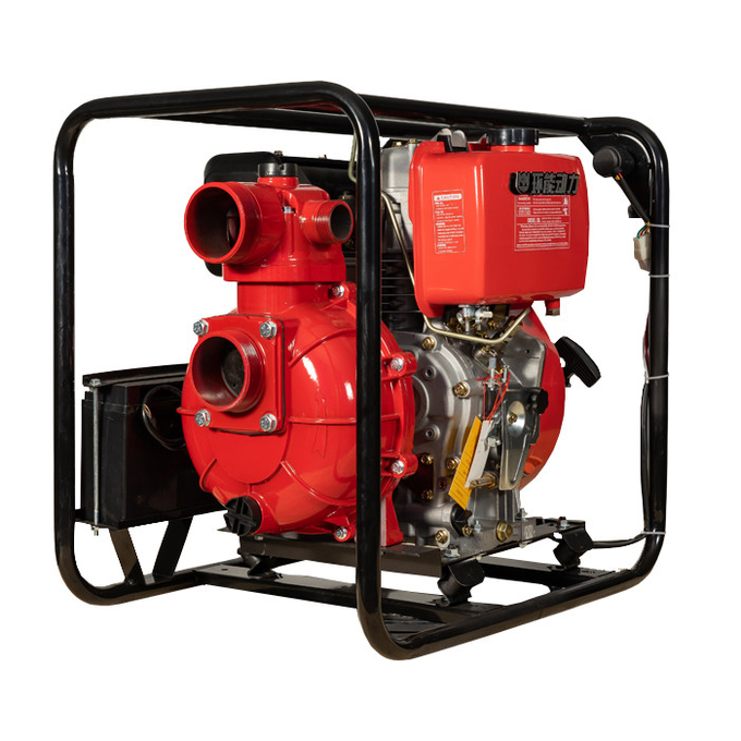 Suction Lift 7m Four Stroke Water Pump For Agriculture 80 Cubic