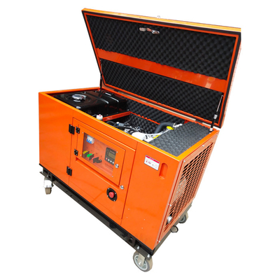 72 Dba/7m Three Phases 7kw Silent Power Generator 160KG